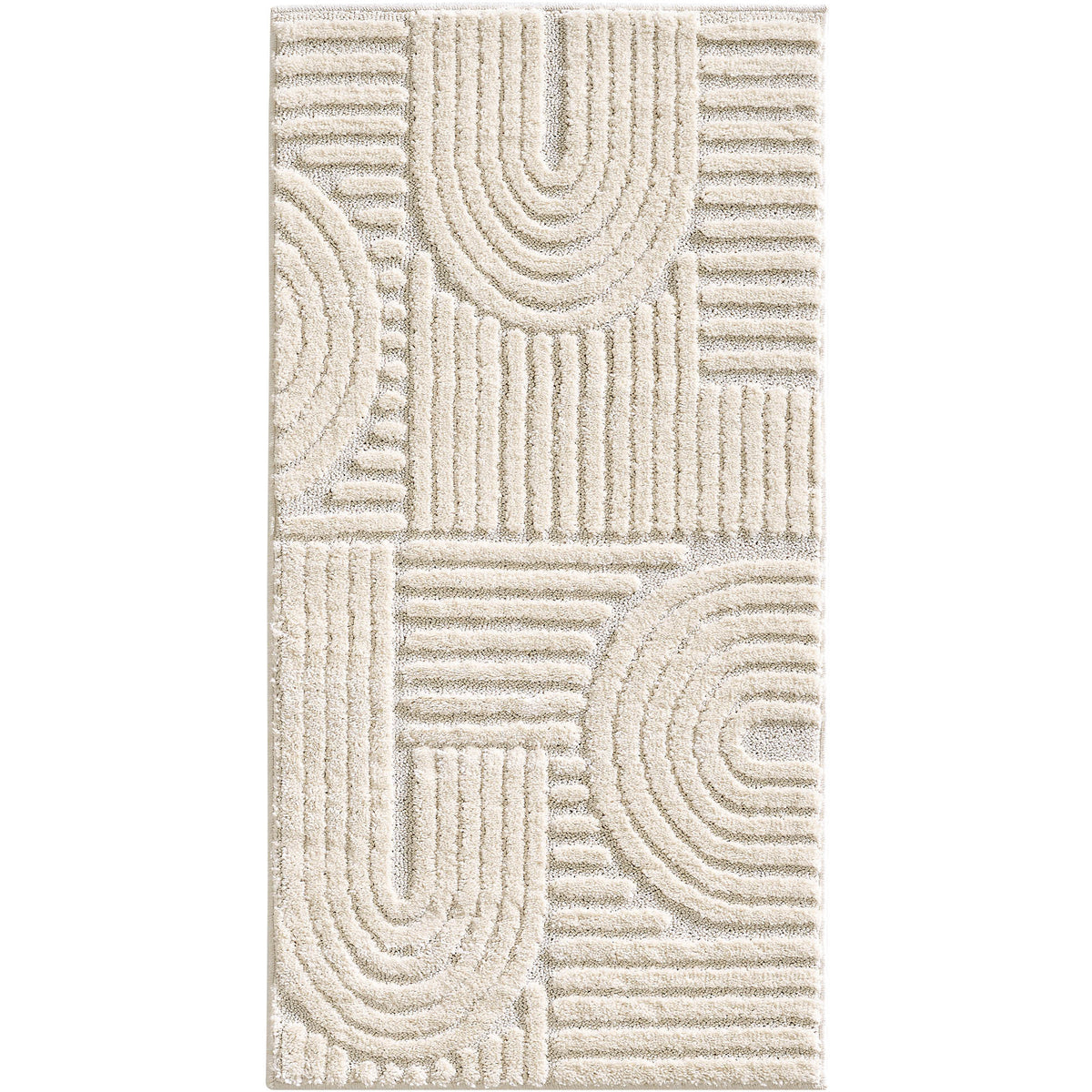 Art 1121 Cream Kurzflor Teppich