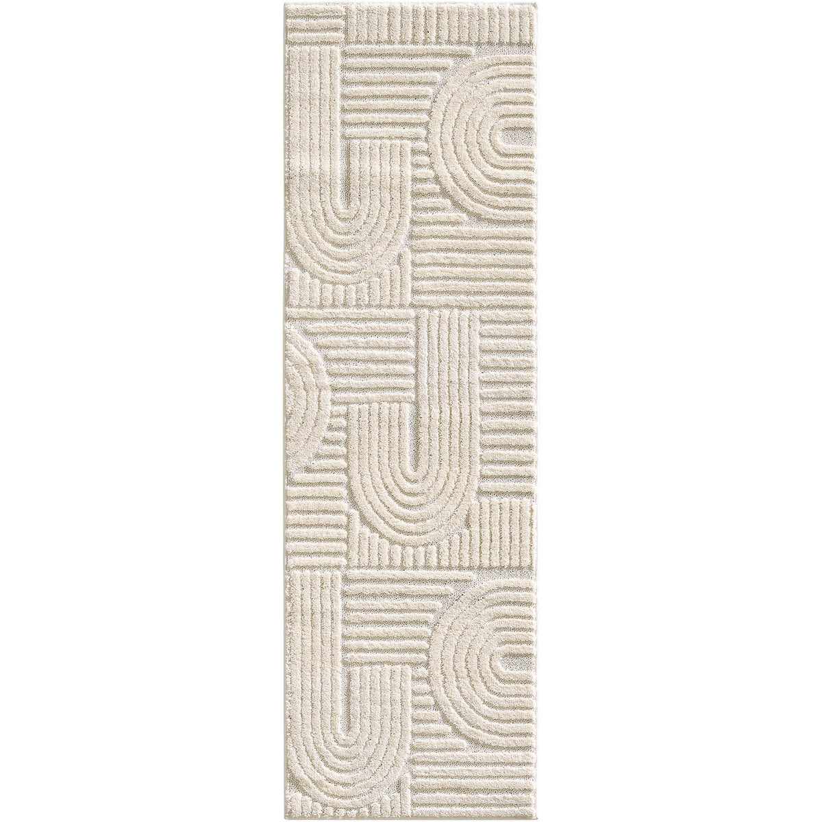 Art 1121 Cream Kurzflor Teppich