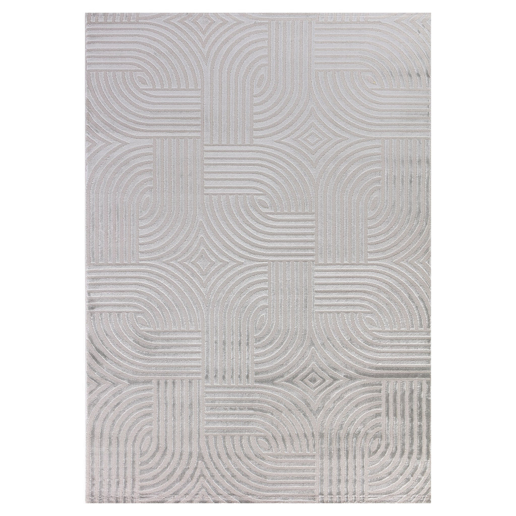 Sahara 1112 Silver Kurzflor Teppich