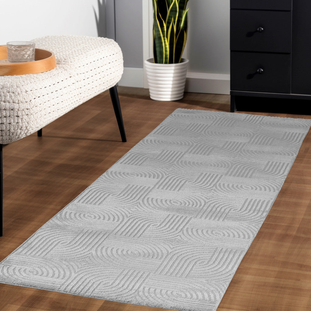 Sahara 1112 Silver Kurzflor Teppich