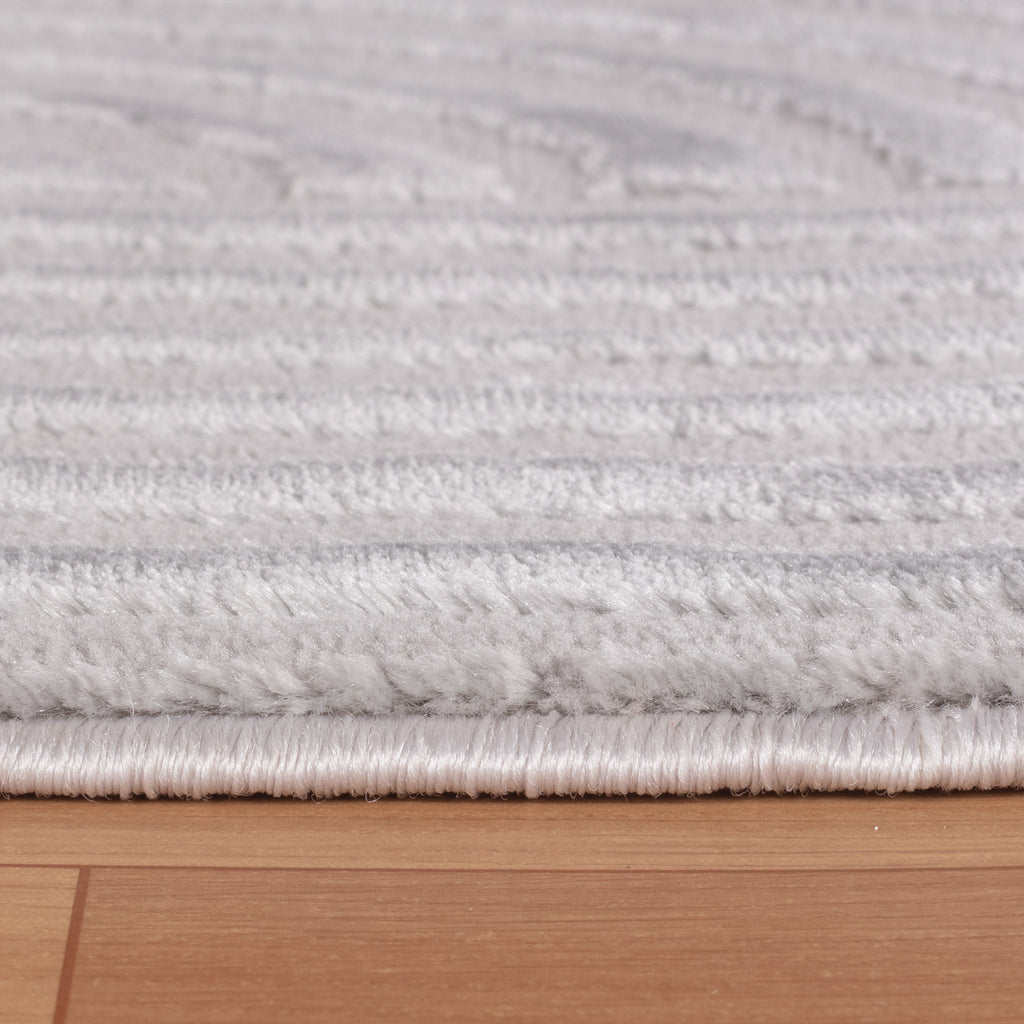 Sahara 1112 Silver Kurzflor Teppich