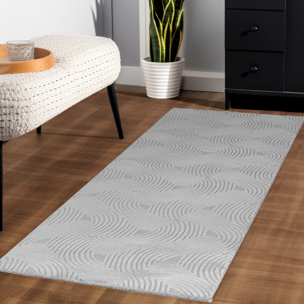Sahara 1113 Silver Kurzflor Teppich