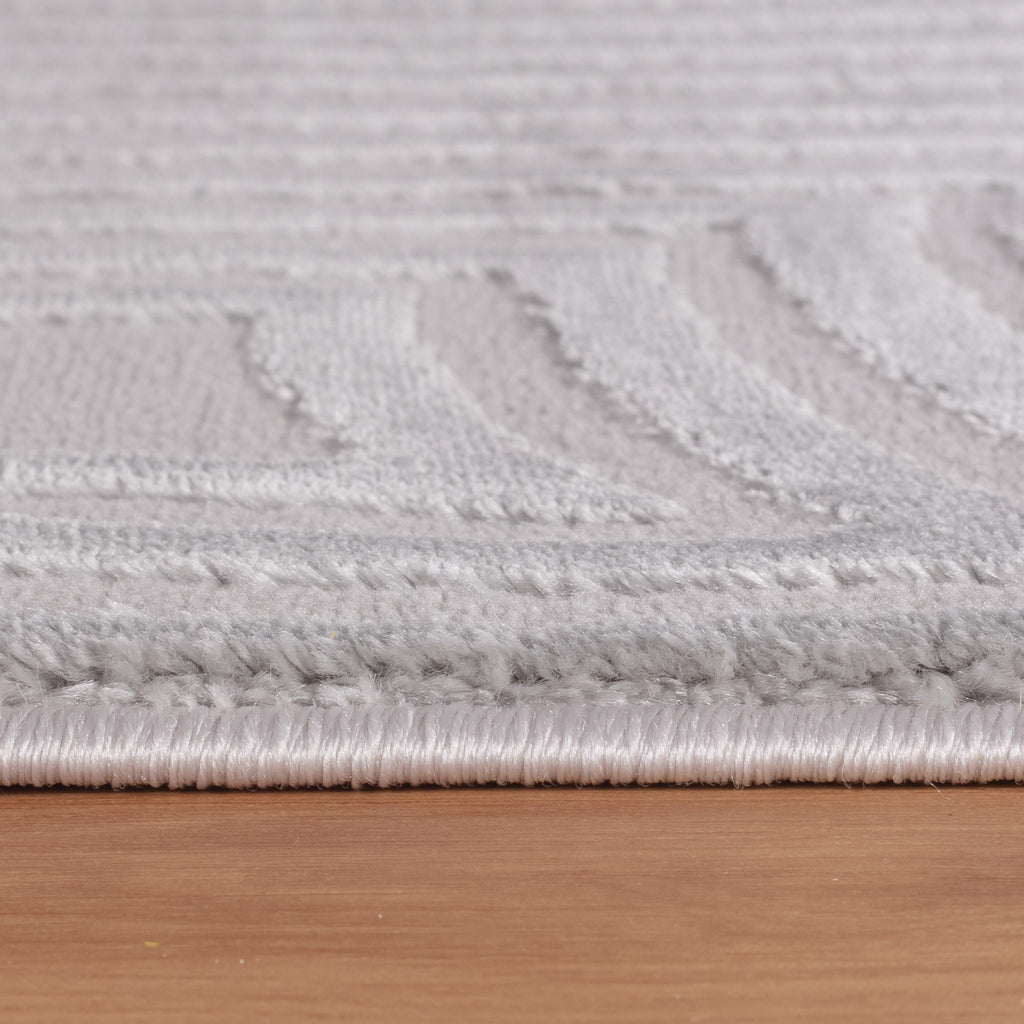 Sahara 1113 Silver Kurzflor Teppich