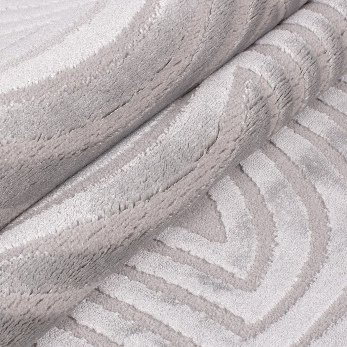 Sahara 1113 Silver Kurzflor Teppich