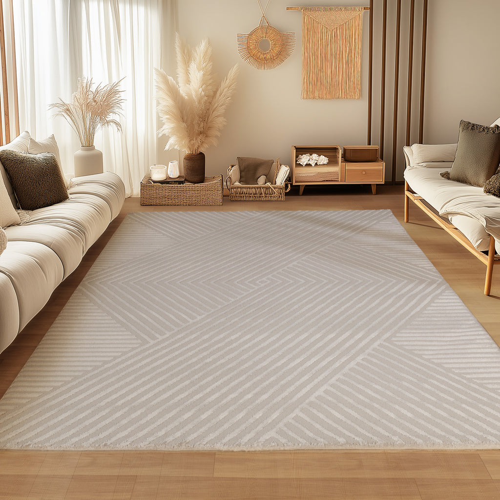 Sahara 1115 Beige Kurzflor Teppich