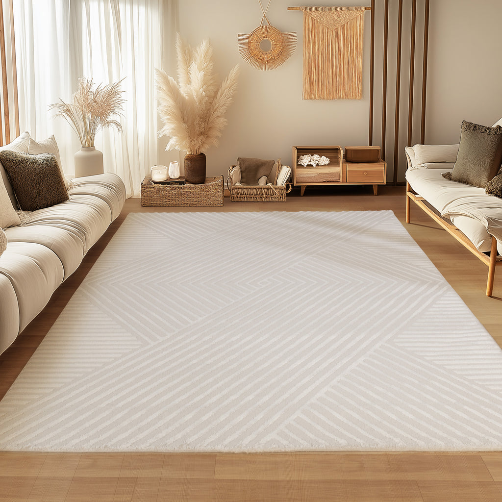 Sahara 1115 Cream Kurzflor Teppich