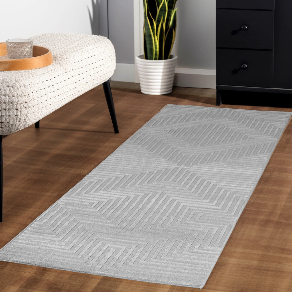 Sahara 1115 Silver Kurzflor Teppich