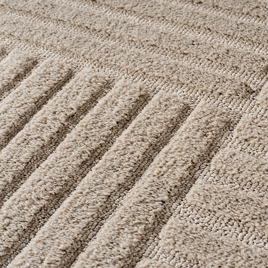 Art 1123 Beige Kurzflor Teppich