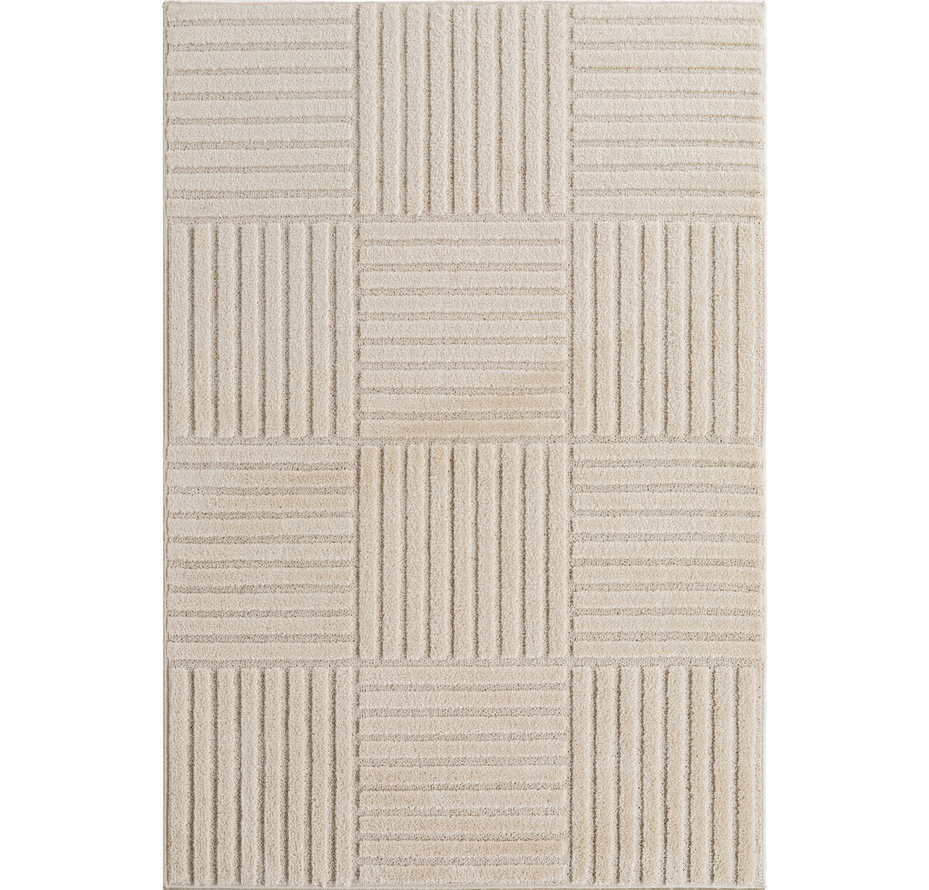 Art 1123 Cream Kurzflor Teppich