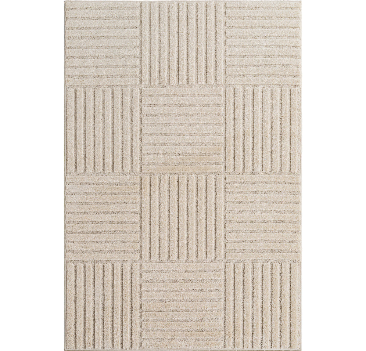 Art 1123 Cream Kurzflor Teppich