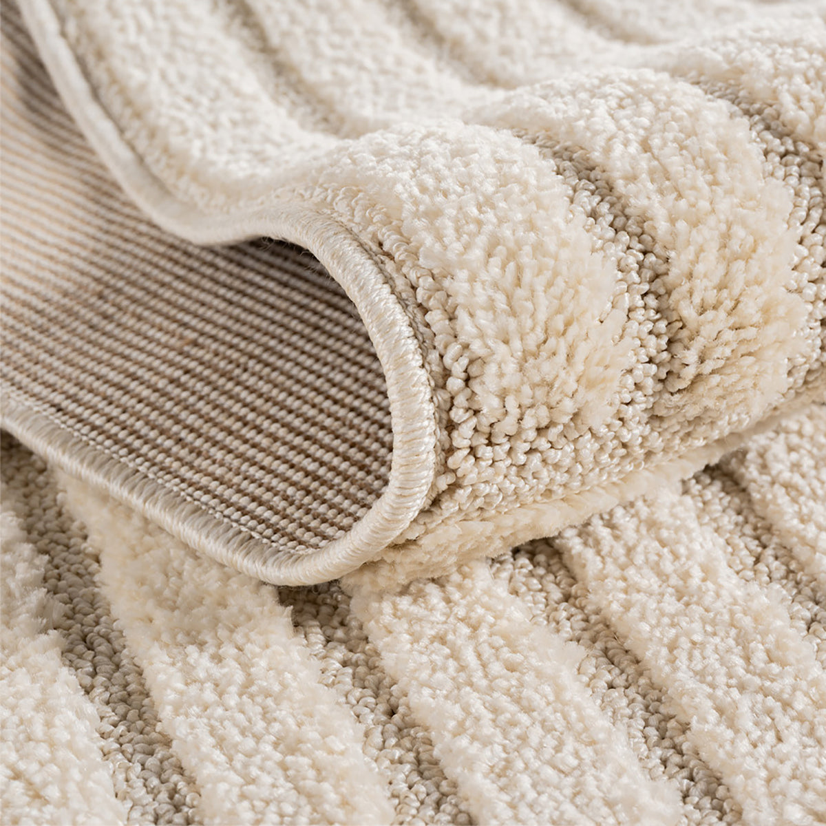 Art 1123 Cream Kurzflor Teppich