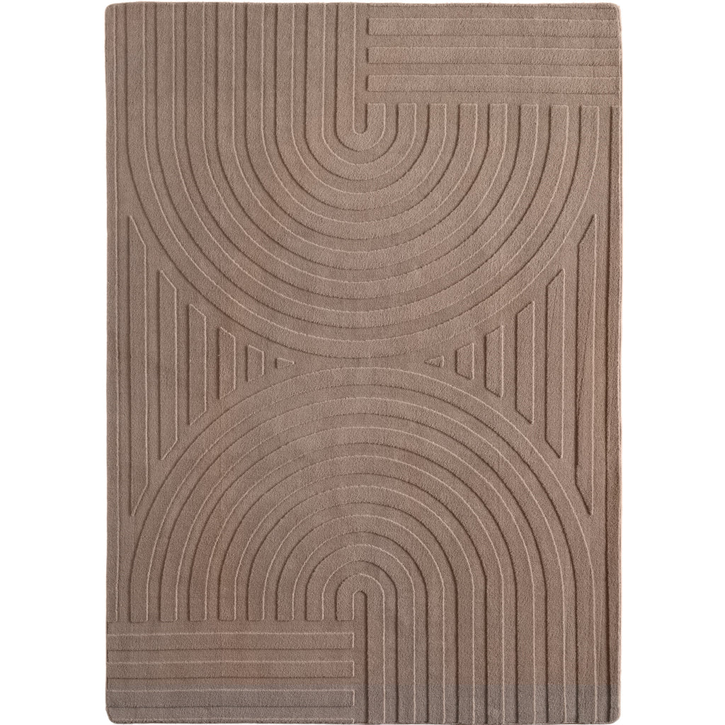 Pompei 1611 Beige Kurzflor Teppich