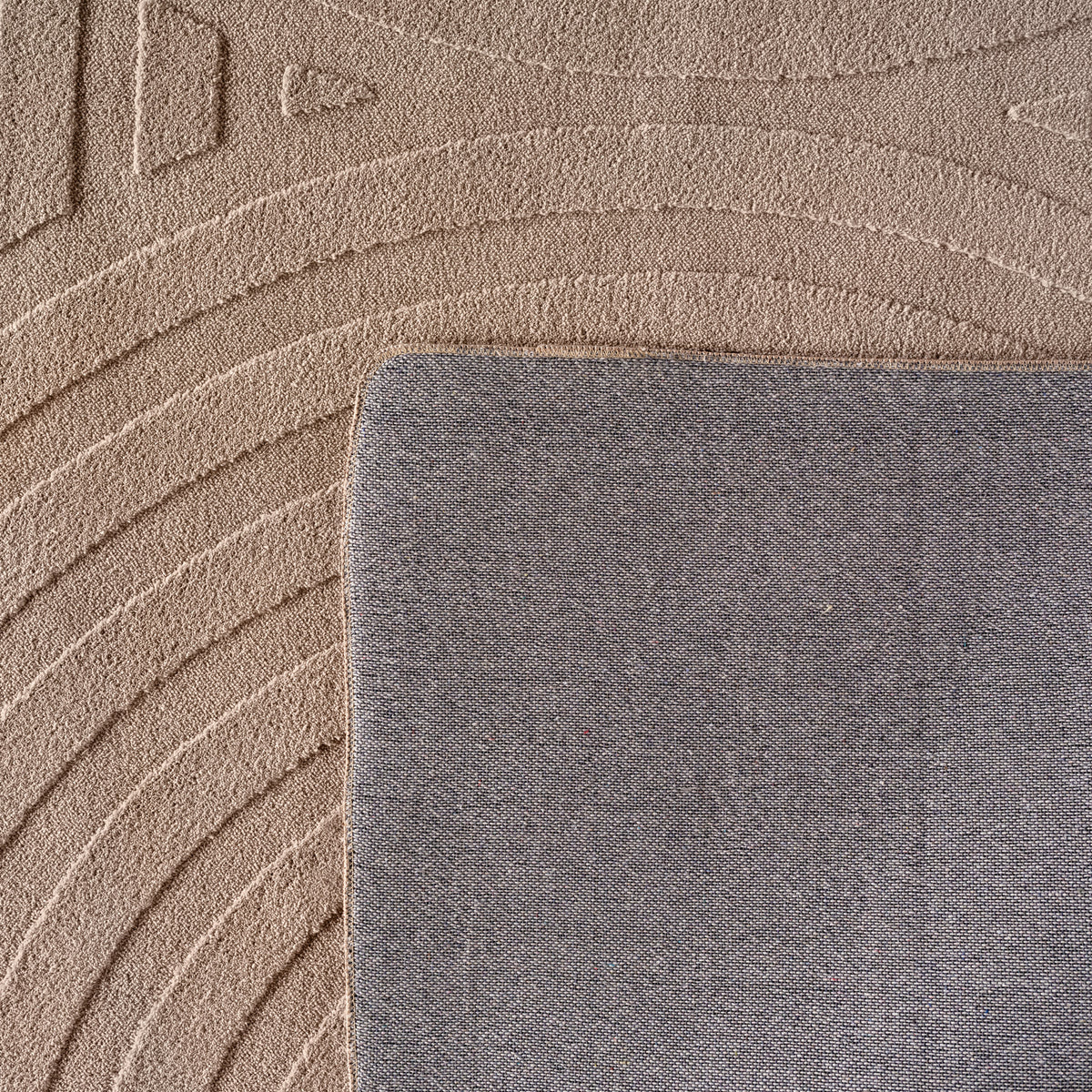 Pompei 1611 Beige Kurzflor Teppich