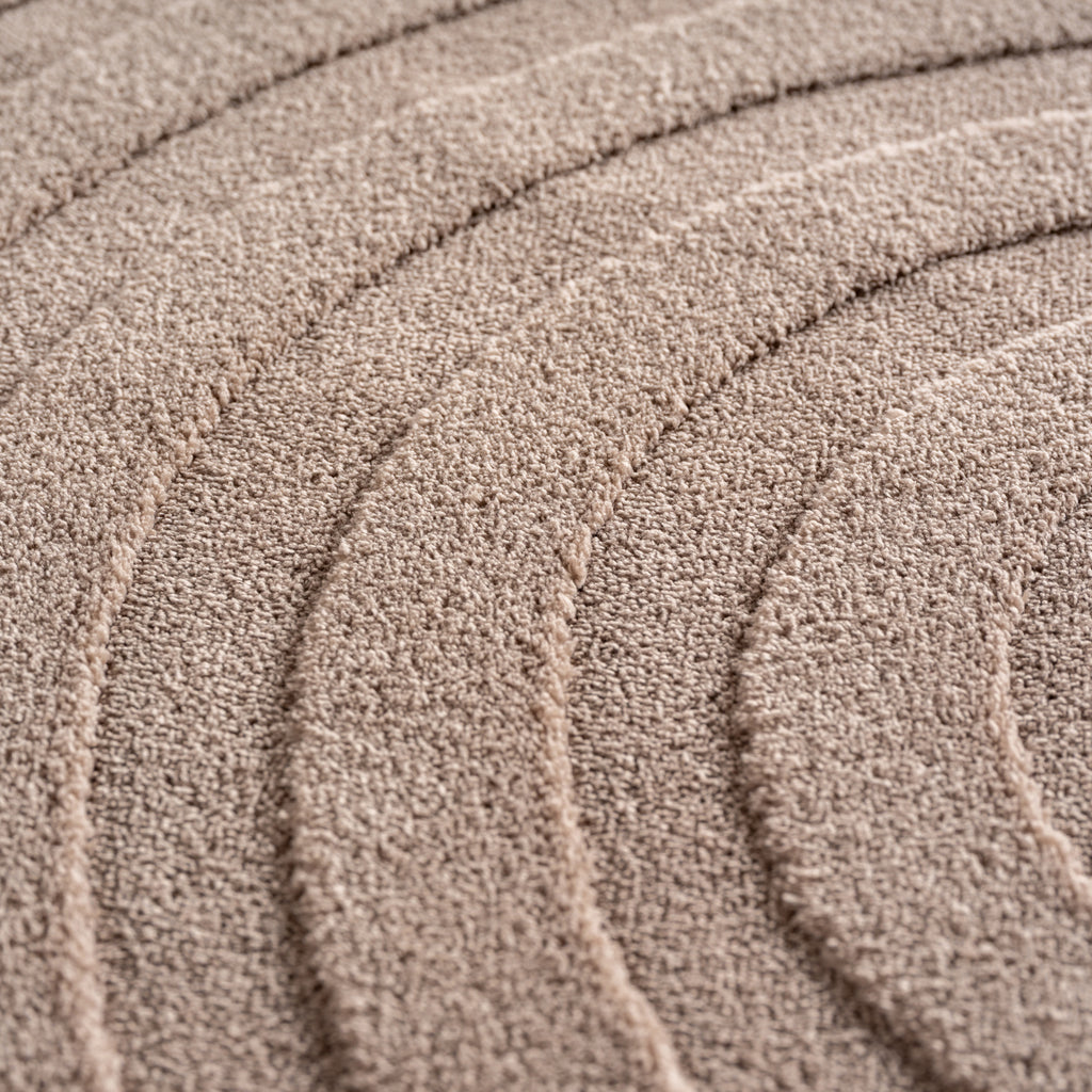Pompei 1611 Beige Kurzflor Teppich
