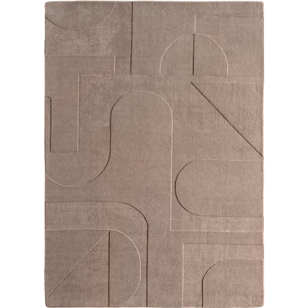 Pompei 1614 Beige Kurzflor Teppich