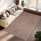 Pompei 1614 Beige Kurzflor Teppich