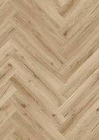 Selvana Eiche Creme Klebevinyl Fischgrat
