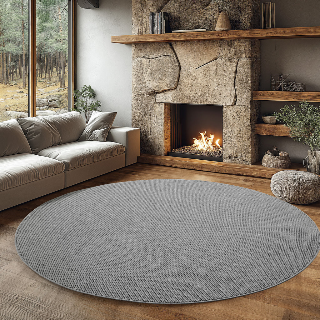 Helix 2200 Silver Kurzflor Teppich