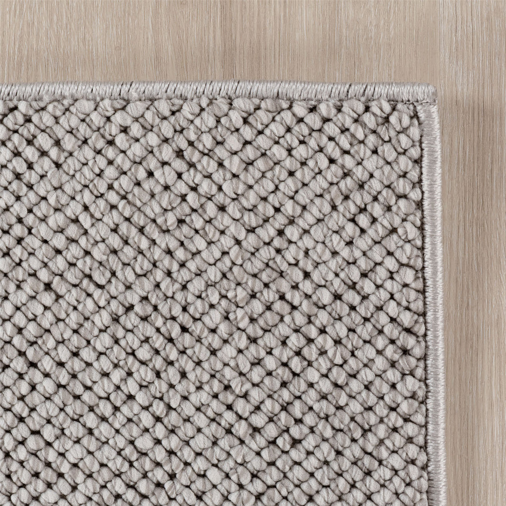 Helix 2200 Silver Kurzflor Teppich