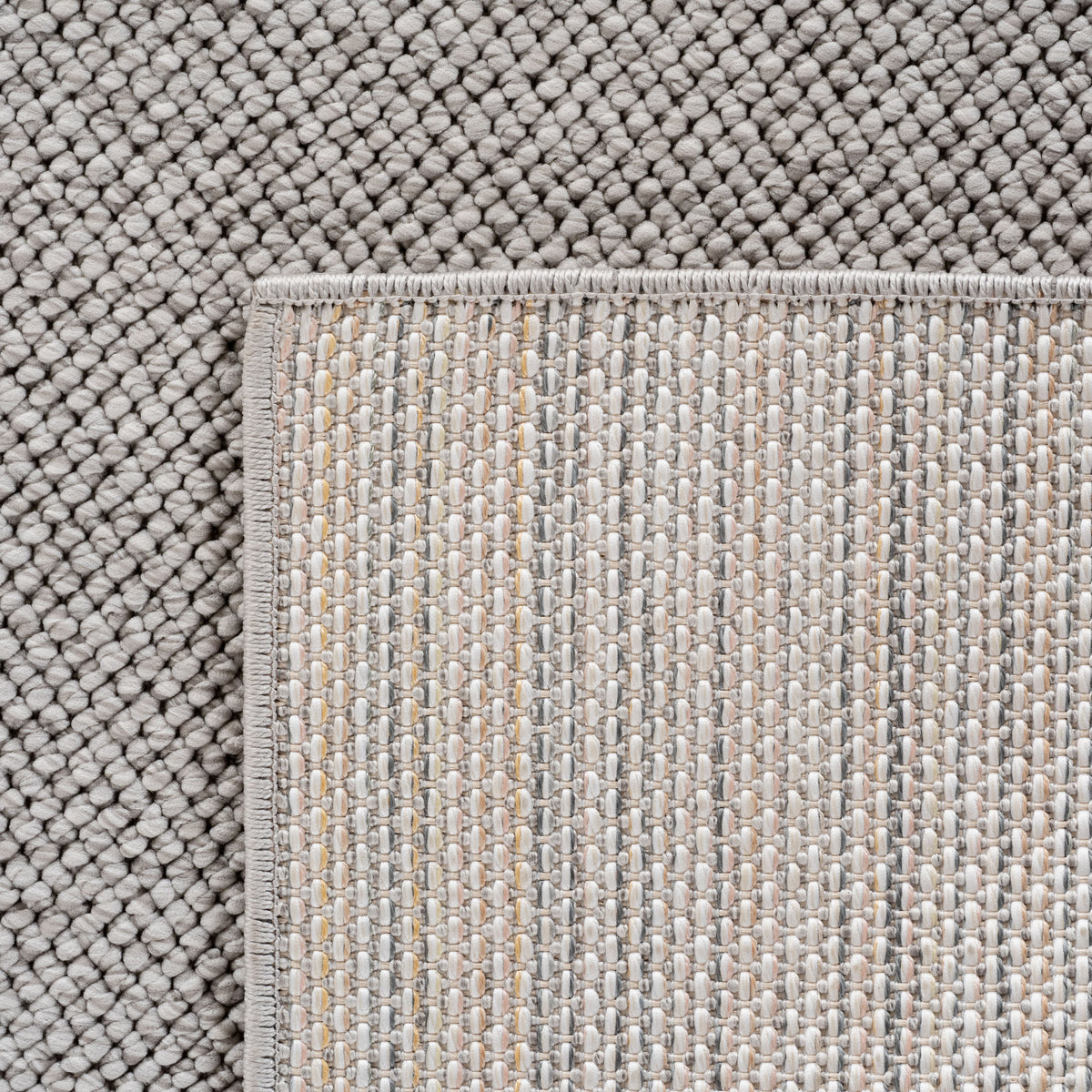Helix 2200 Silver Kurzflor Teppich