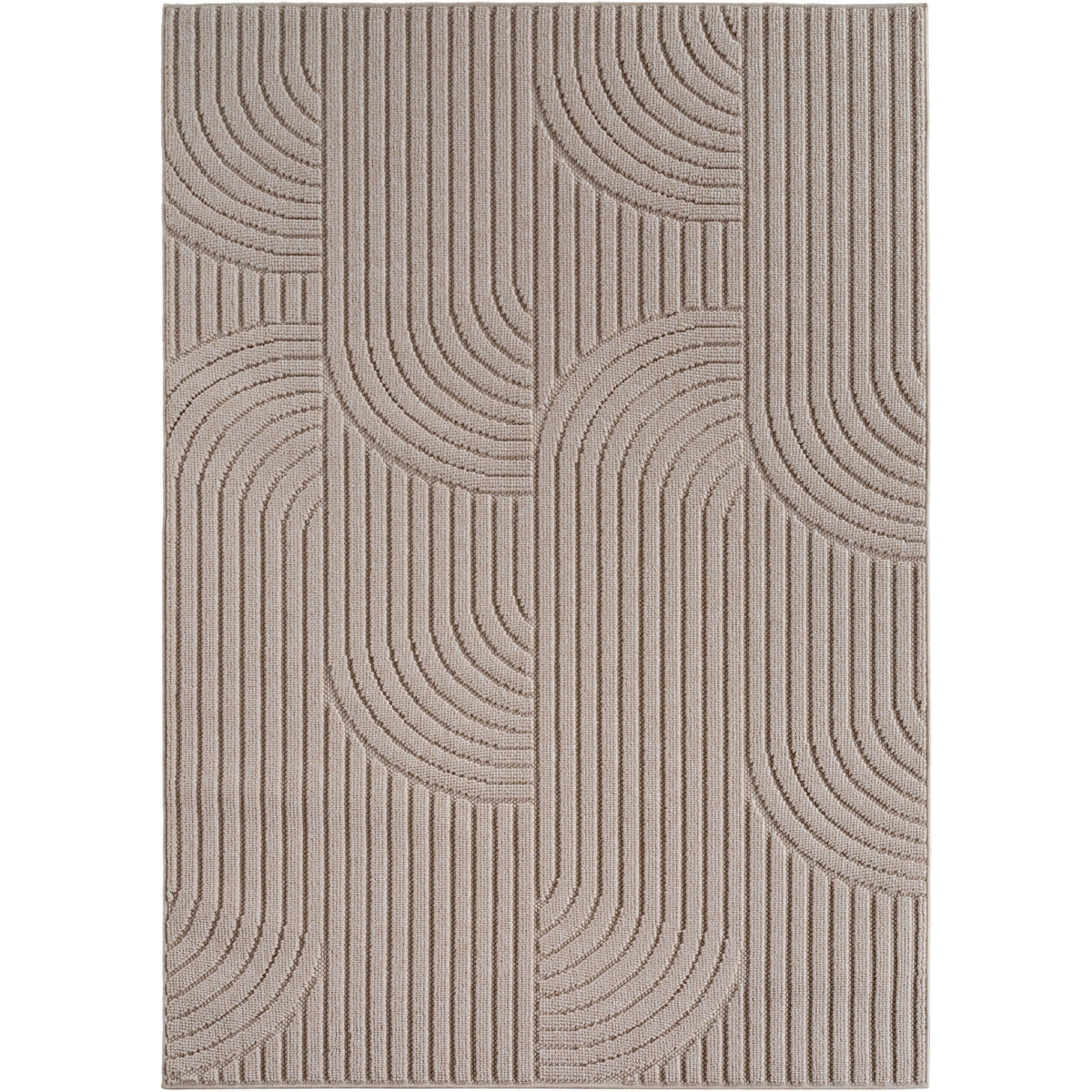 Helix 2201 Beige Kurzflor Teppich