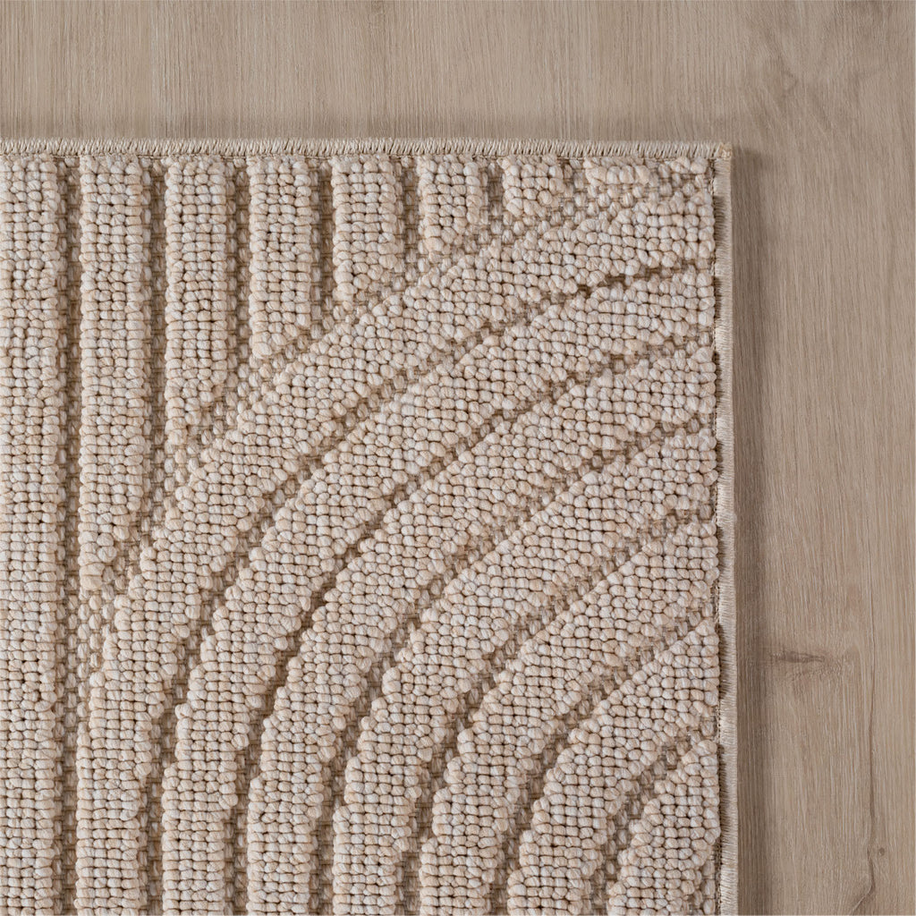 Helix 2201 Beige Kurzflor Teppich