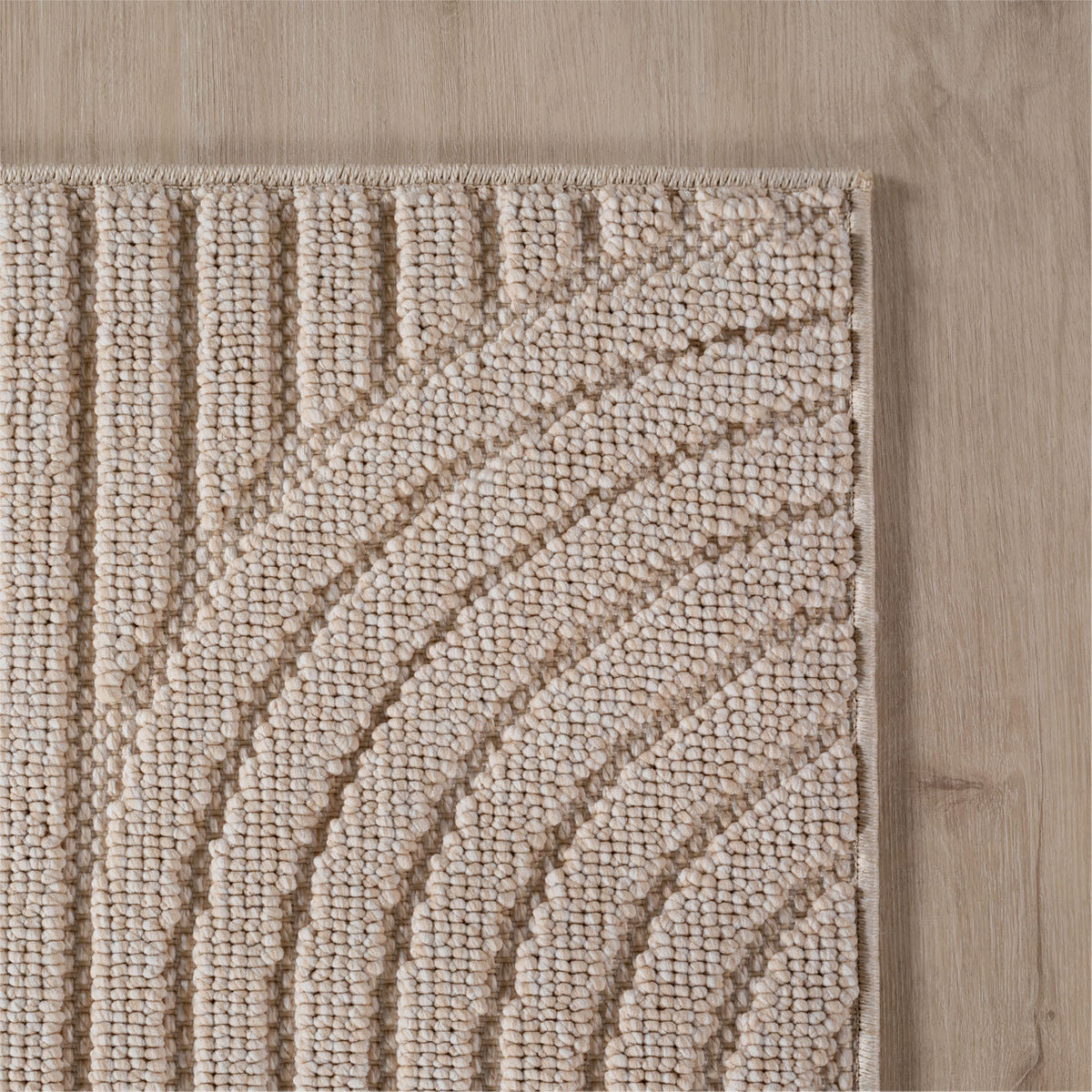 Helix 2201 Beige Kurzflor Teppich