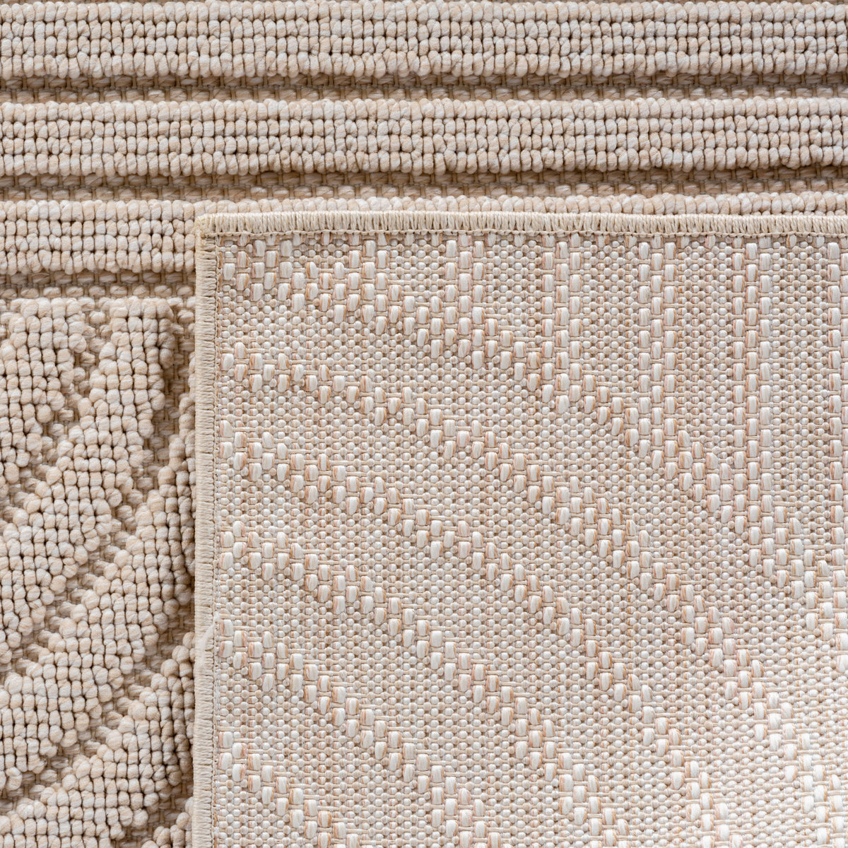 Helix 2201 Beige Kurzflor Teppich