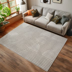 Helix 2201 Cream Kurzflor Teppich
