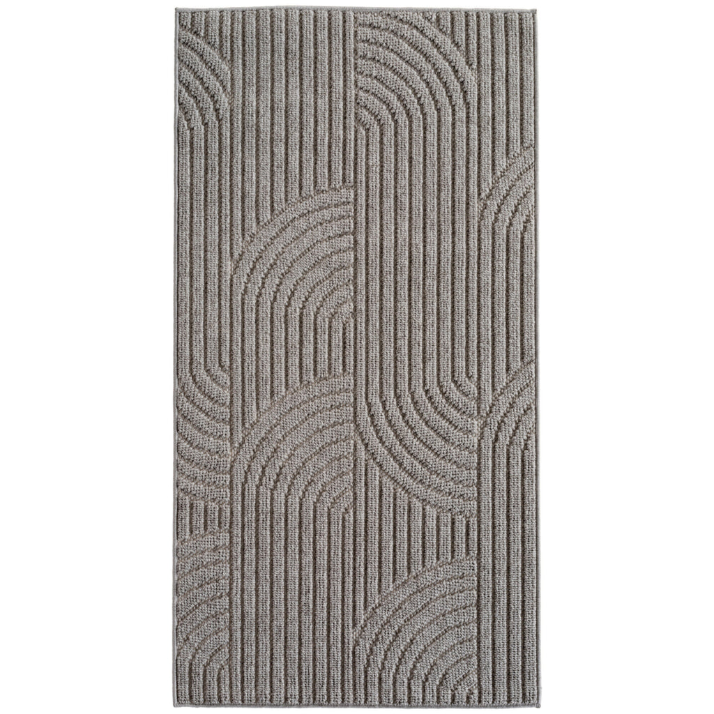 Helix 2201 Silver Kurzflor Teppich
