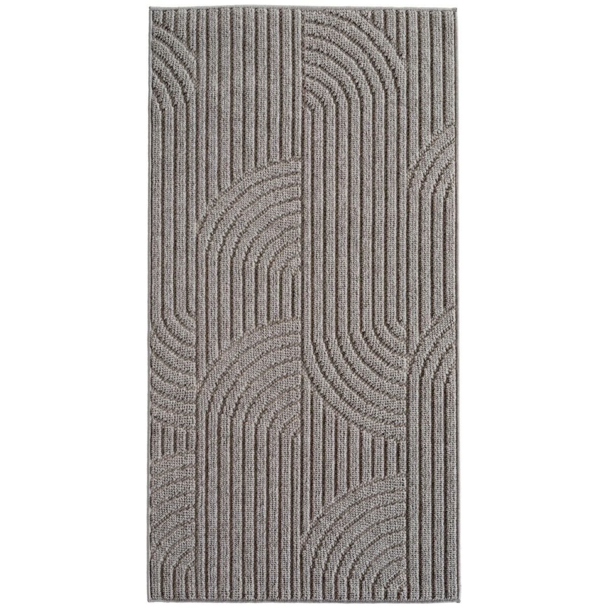 Helix 2201 Silver Kurzflor Teppich