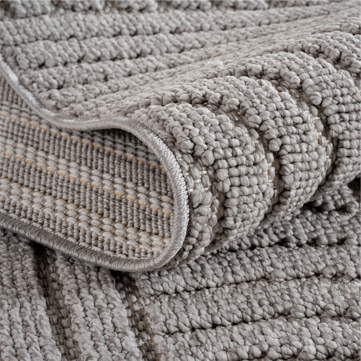 Helix 2201 Silver Kurzflor Teppich
