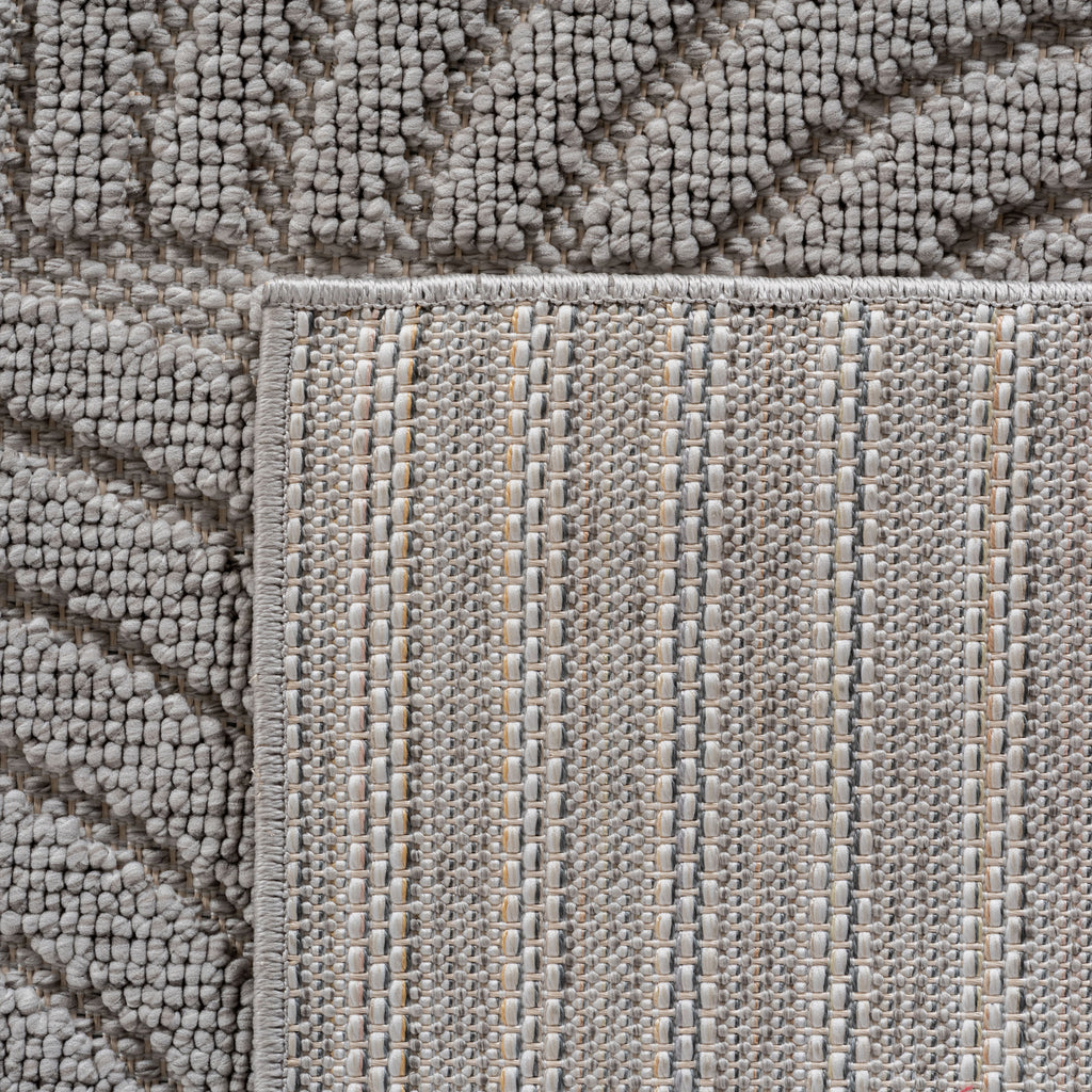 Helix 2201 Silver Kurzflor Teppich
