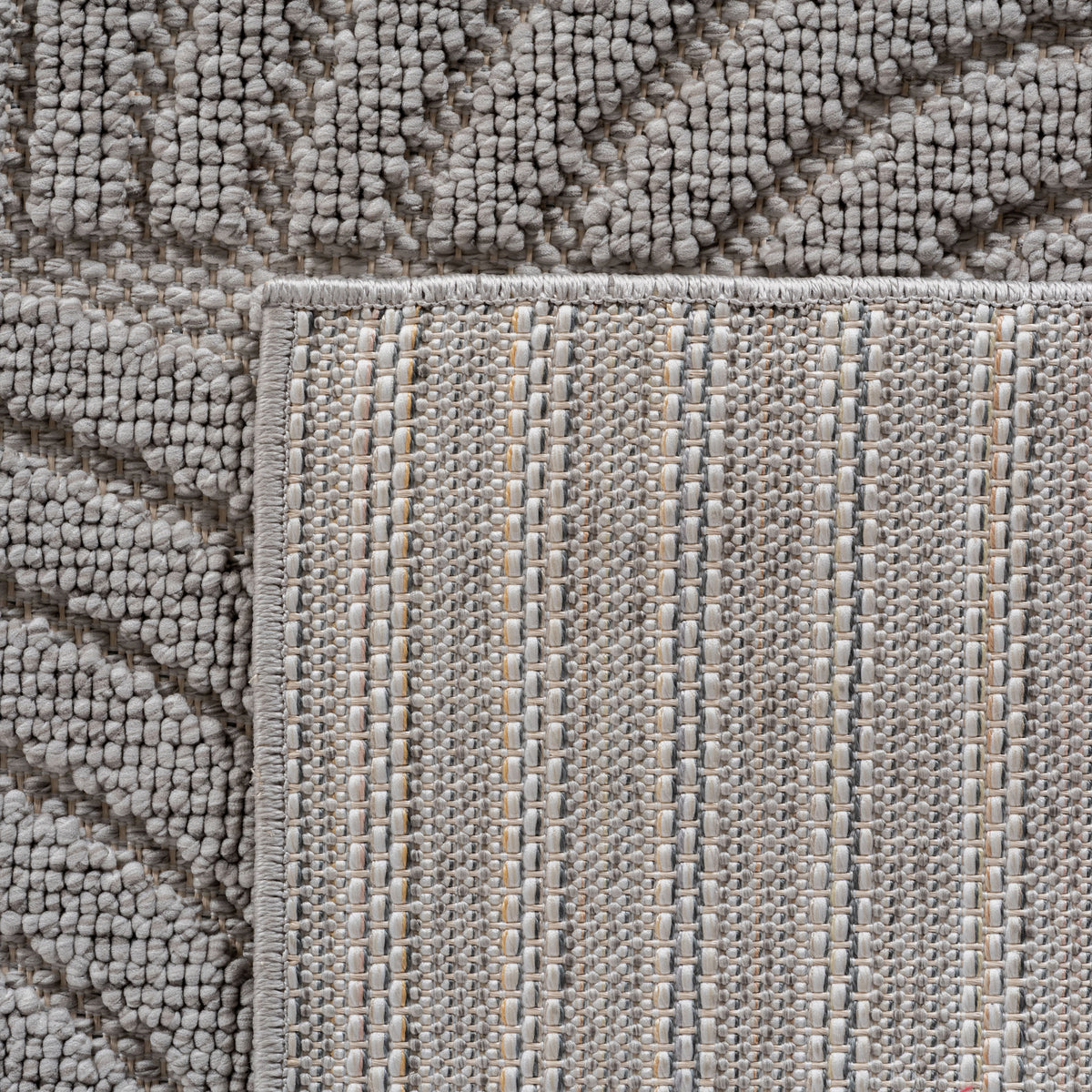 Helix 2201 Silver Kurzflor Teppich