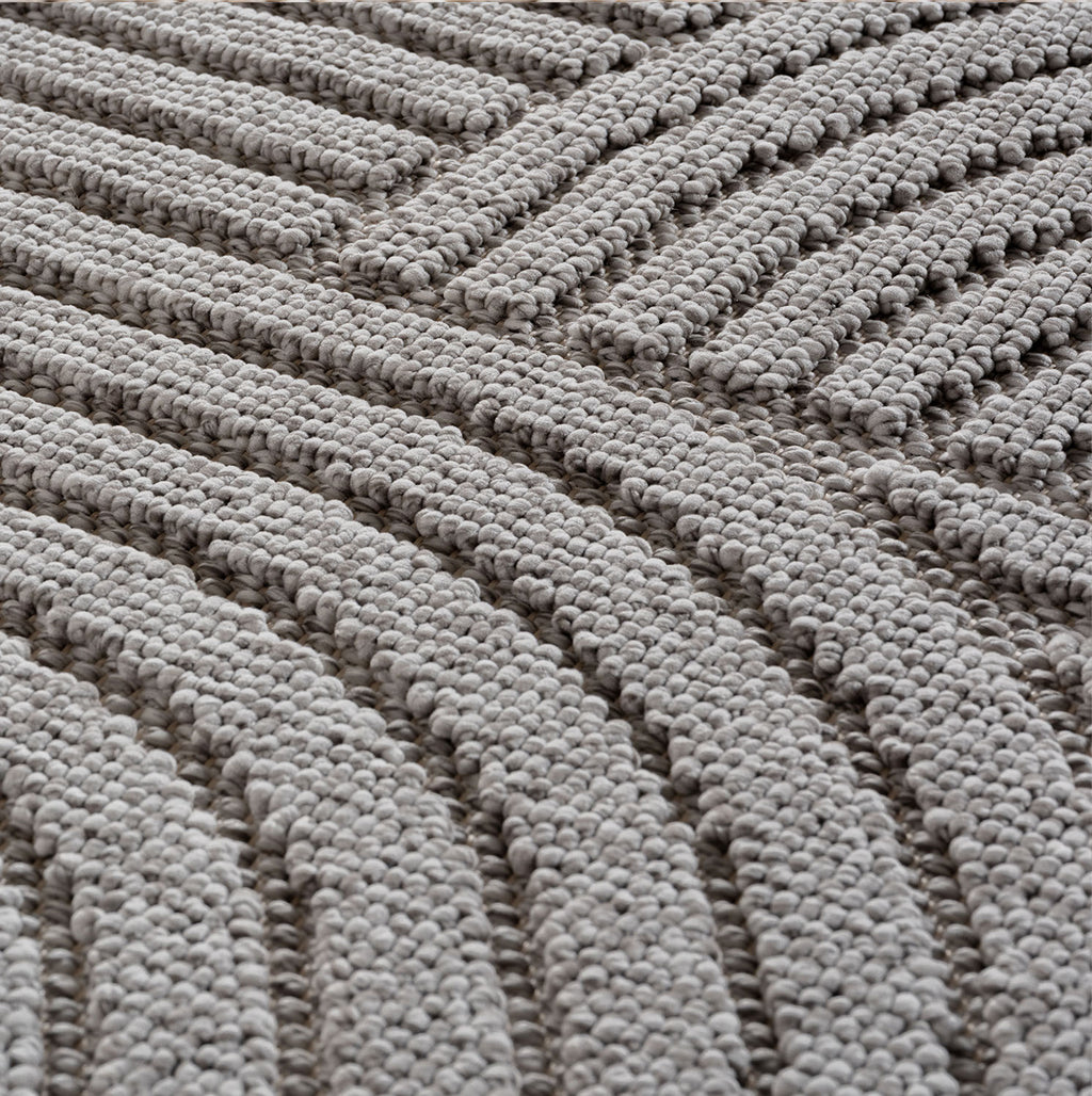 Helix 2201 Silver Kurzflor Teppich