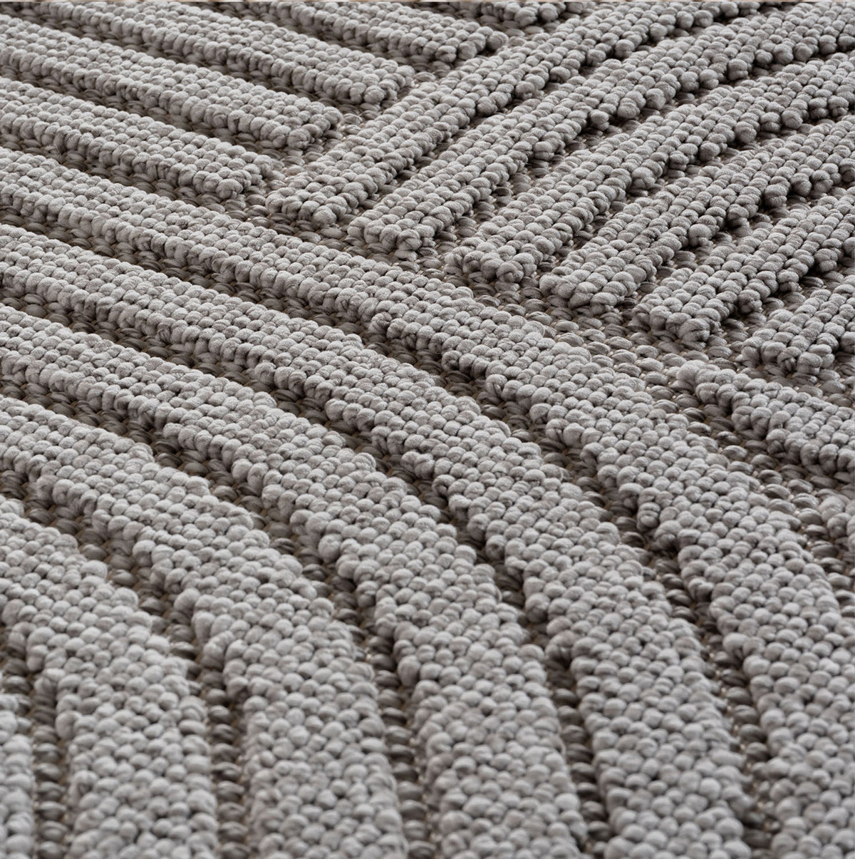 Helix 2201 Silver Kurzflor Teppich