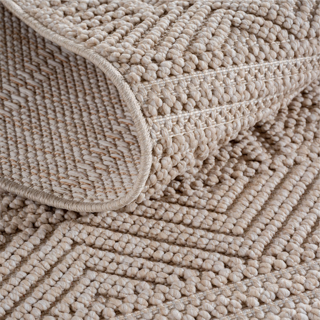 Helix 2202 Beige Kurzflor Teppich