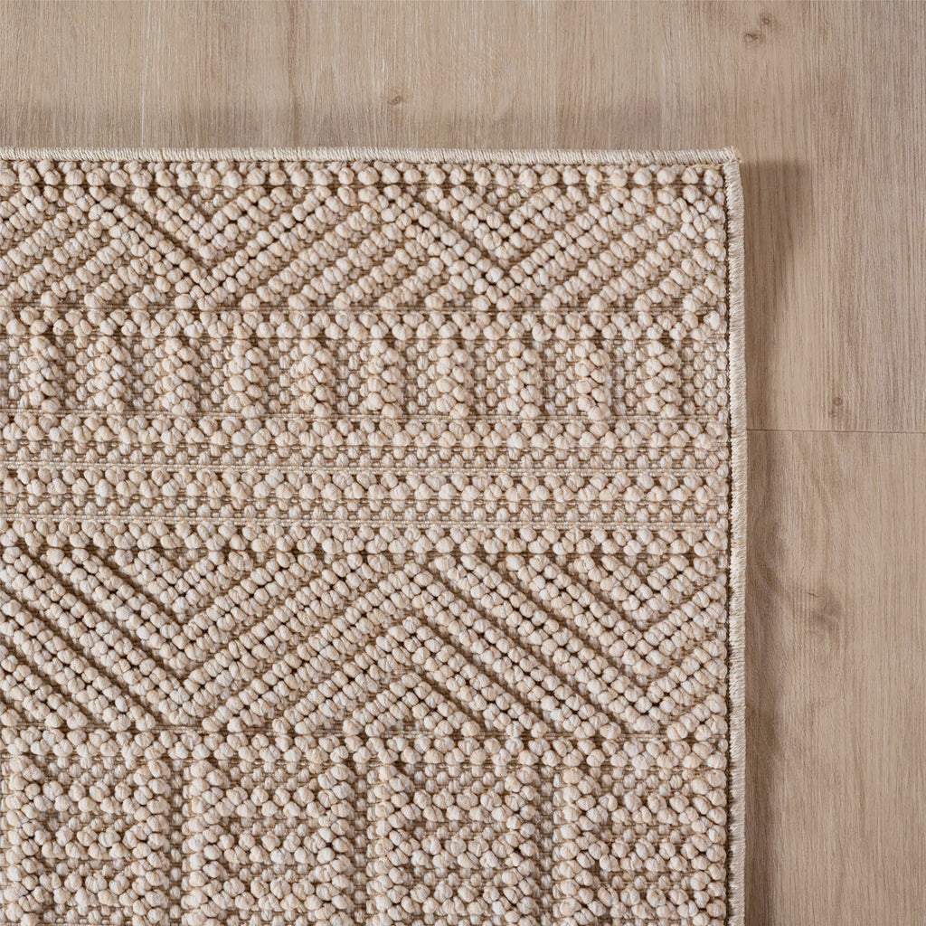 Helix 2202 Beige Kurzflor Teppich