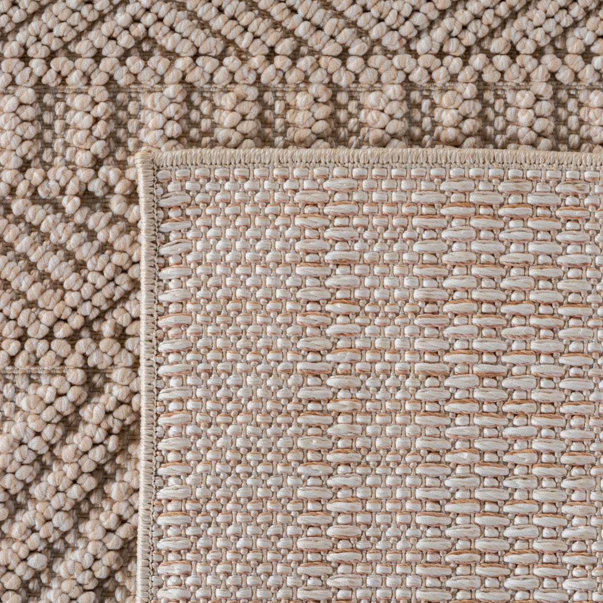 Helix 2202 Beige Kurzflor Teppich