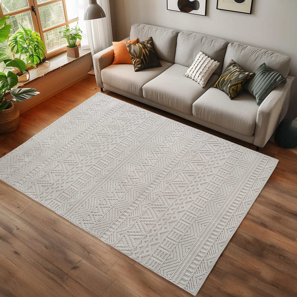 Helix 2202 Cream Kurzflor Teppich