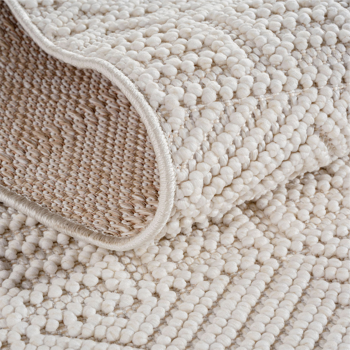 Helix 2202 Cream Kurzflor Teppich