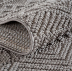 Helix 2202 Silver Kurzflor Teppich