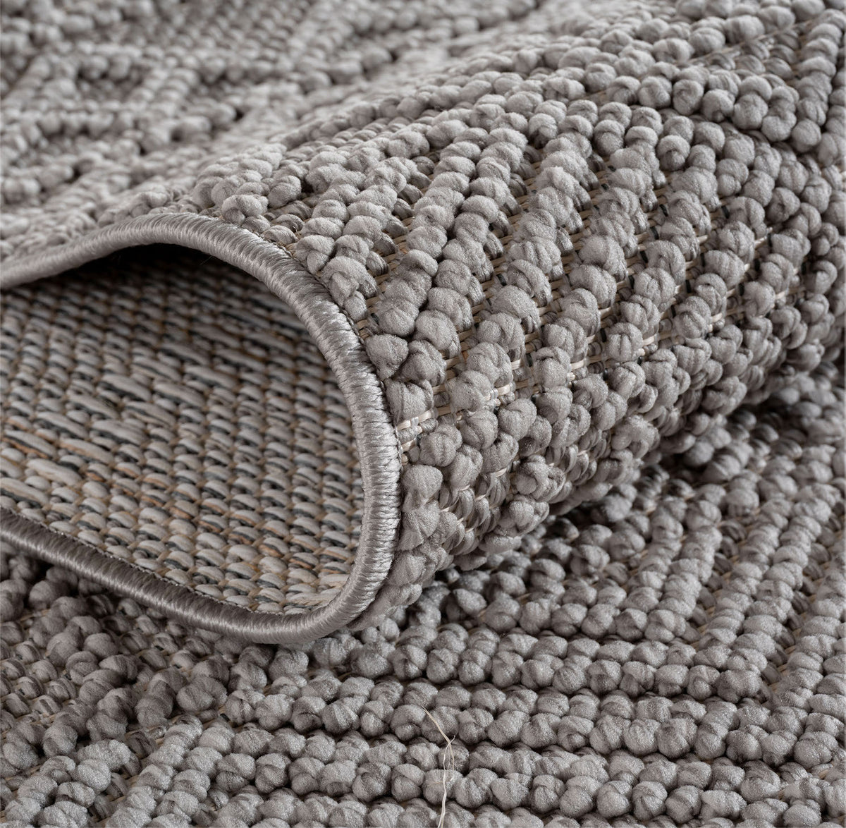 Helix 2202 Silver Kurzflor Teppich