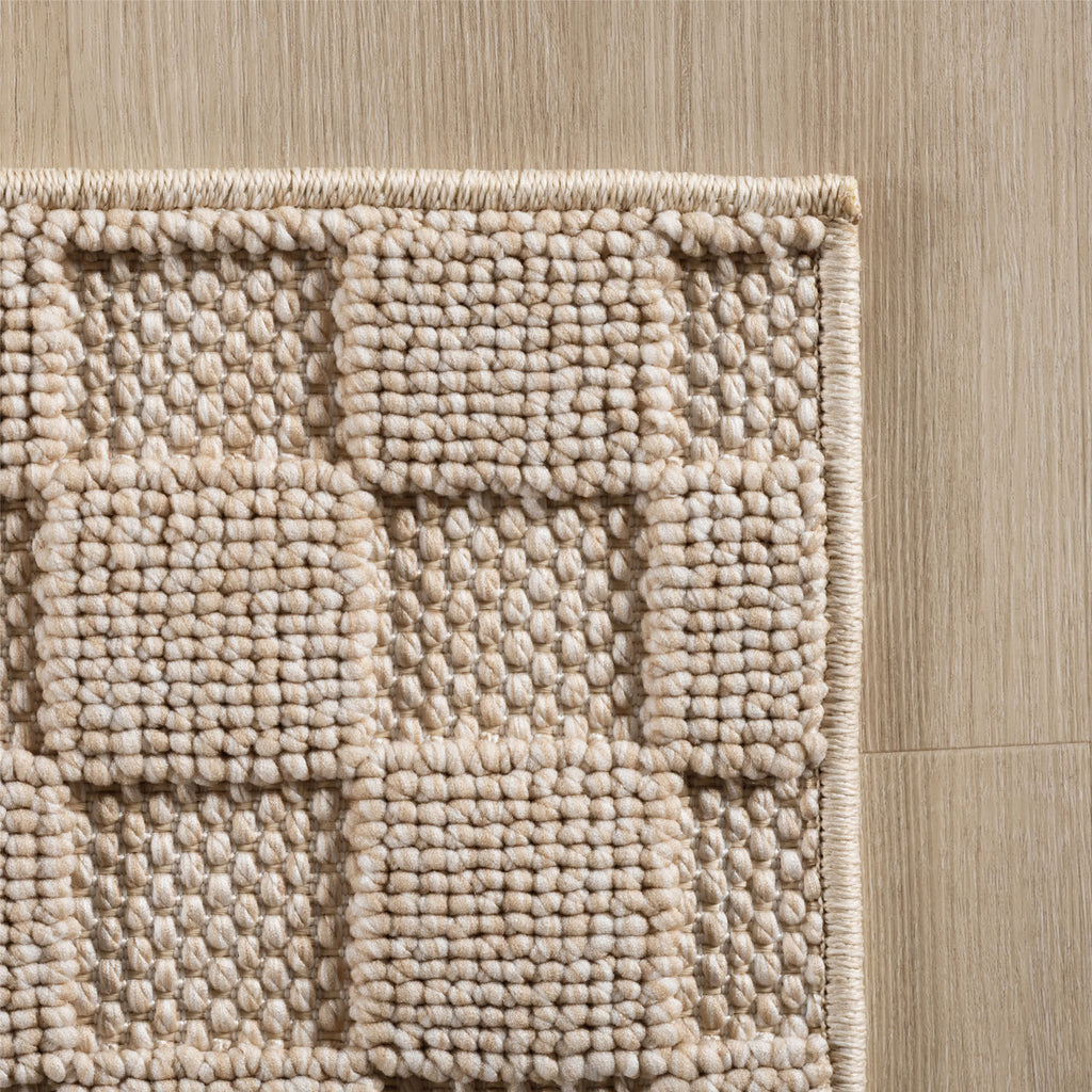 Helix 2203 Beige Kurzflor Teppich