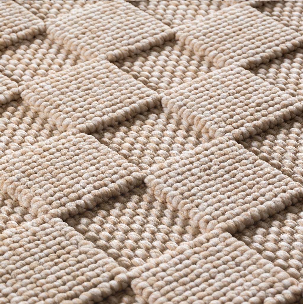 Helix 2203 Beige Kurzflor Teppich
