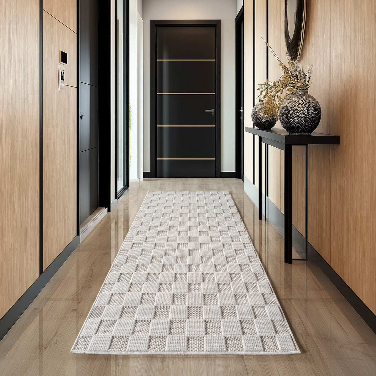 Helix 2203 Cream Kurzflor Teppich