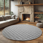 Helix 2203 Silver Kurzflor Teppich