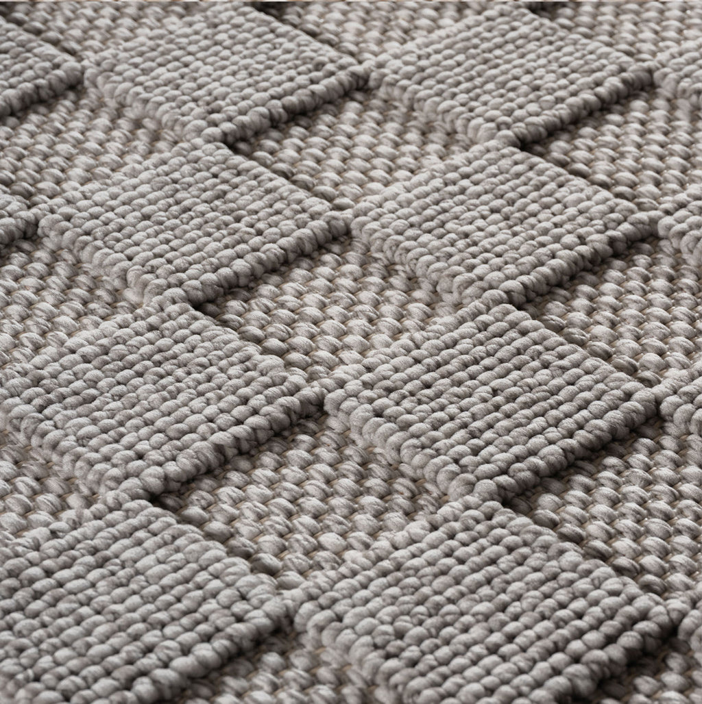 Helix 2203 Silver Kurzflor Teppich
