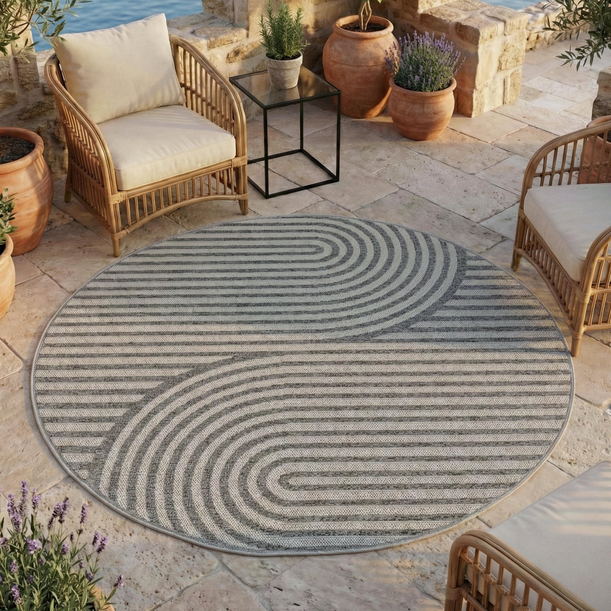 Desert 1301 Grey Outdoor Teppich
