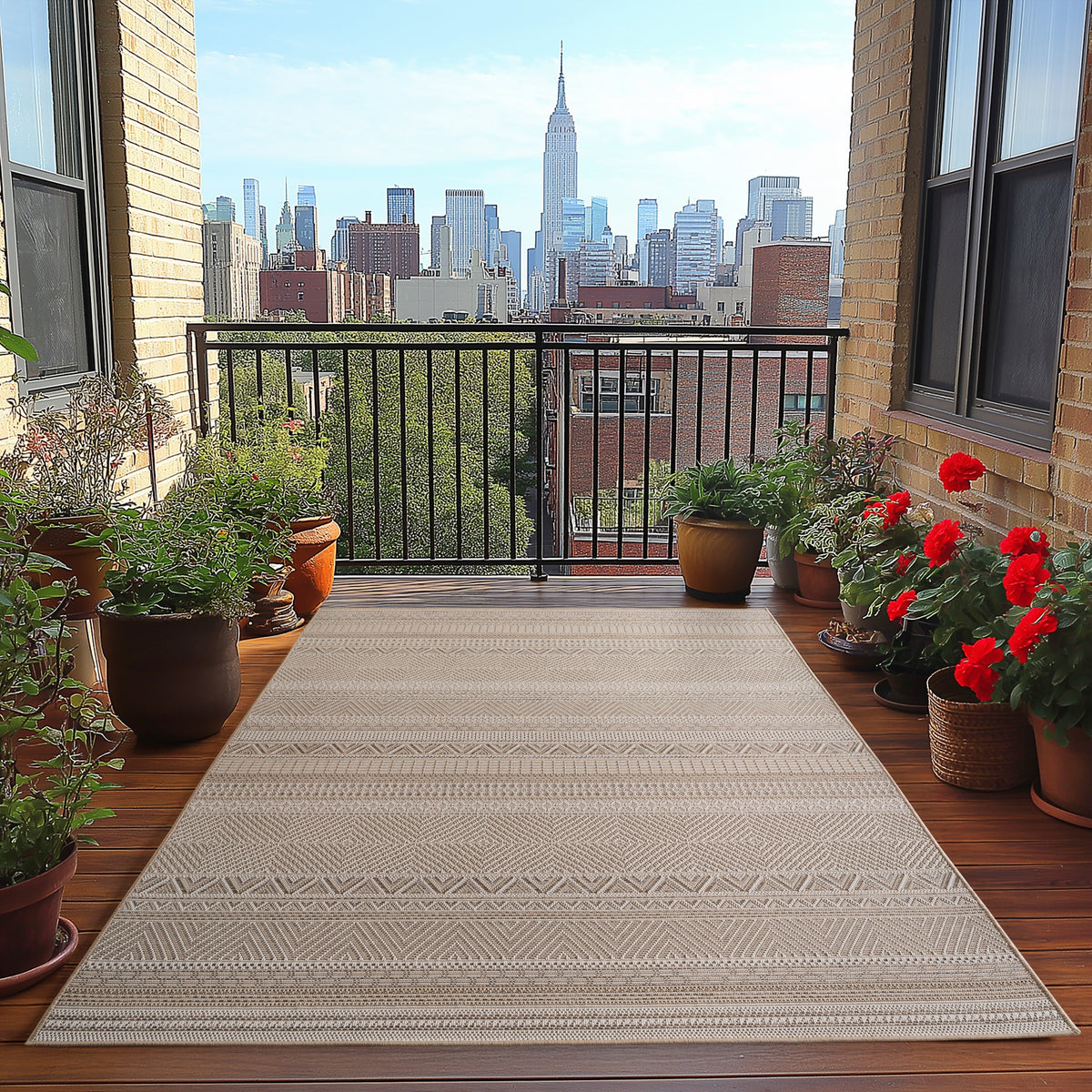 Desert 1303 Beige Outdoor Teppich